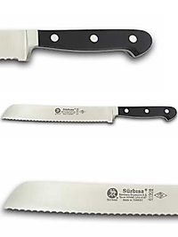 Sürbisa Sıcak Dövme Lazerli Ekmek Bıçağı 61908 20.0 cm