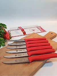 Sürdövbisa 61010 6'lı Meyve Seti (Sivri Uç ) Kırmızı