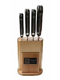 Sürbisa 61502-YM-N Naturel Ahşaplı Mutfak Seti Pimli Sap