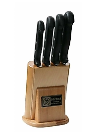 Sürbisa 61502-N Naturel Ahşaplı Mutfak Seti Pimli Sap