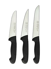 Sürbisa Kasap Seti (3'lü Pimsiz Siyah) 61110-111-130