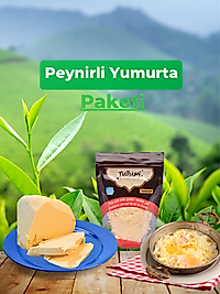 Tavada Peynirli Yumurta Paketi Tereyağı ve Tulum Peyniri